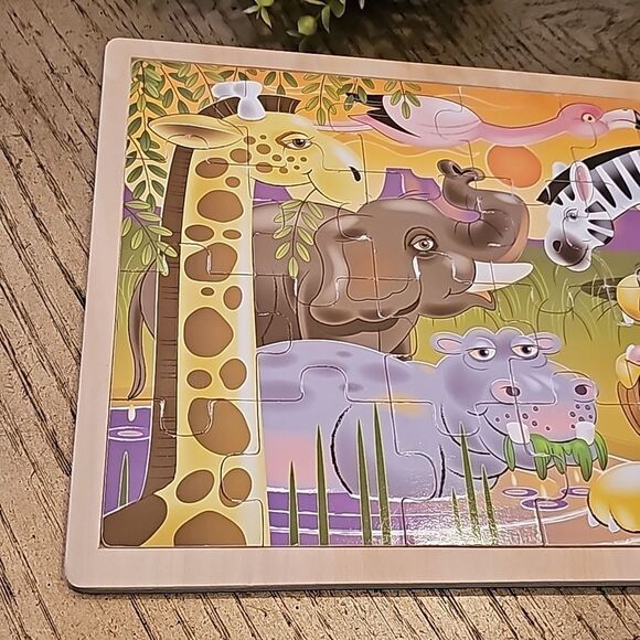 Wooden jigsaw puzzle animals Melissa & Doug - Picture 2 of 6